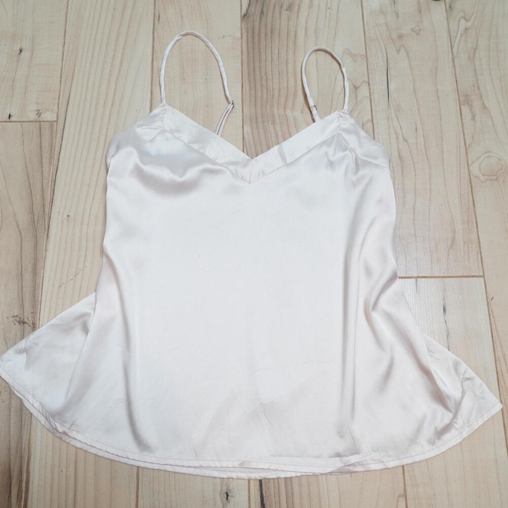 Stars Above Satin Cami Top Champagne Pink Medium